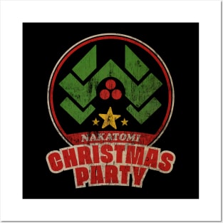 Vintage 90s Nakatomi Christmas Party Posters and Art